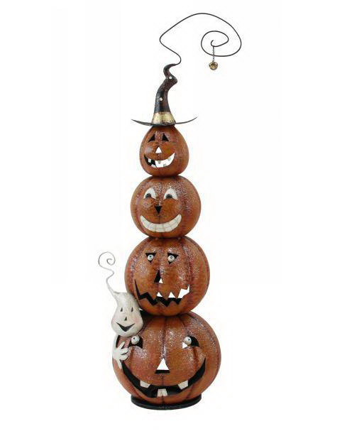 Stacked Pumpkin Decor