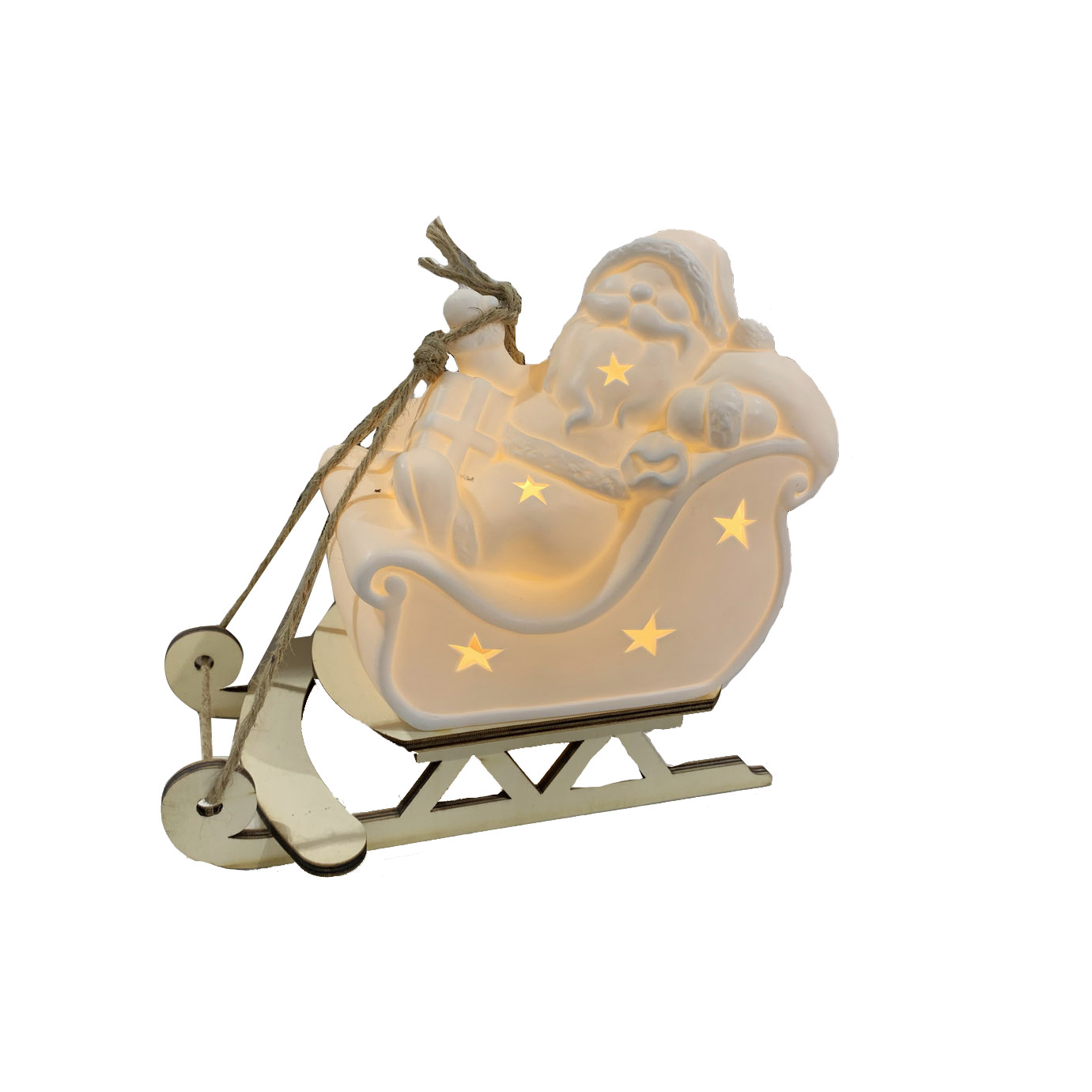 Santa Sleigh LED