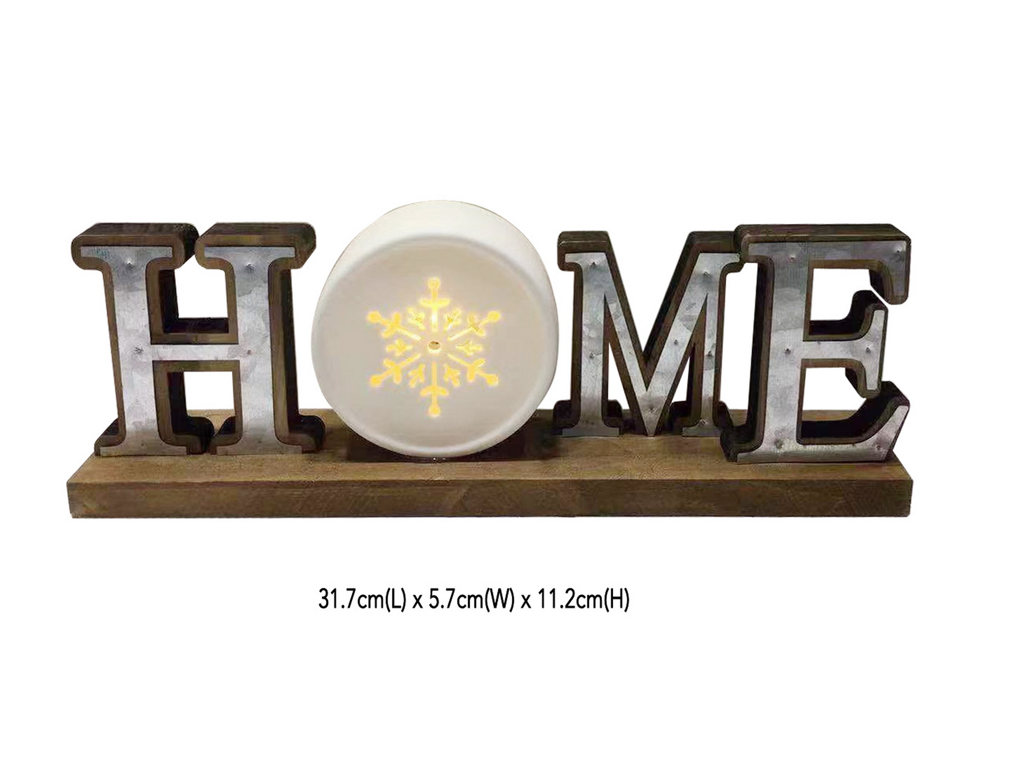 Ceramic HOME LED Decor