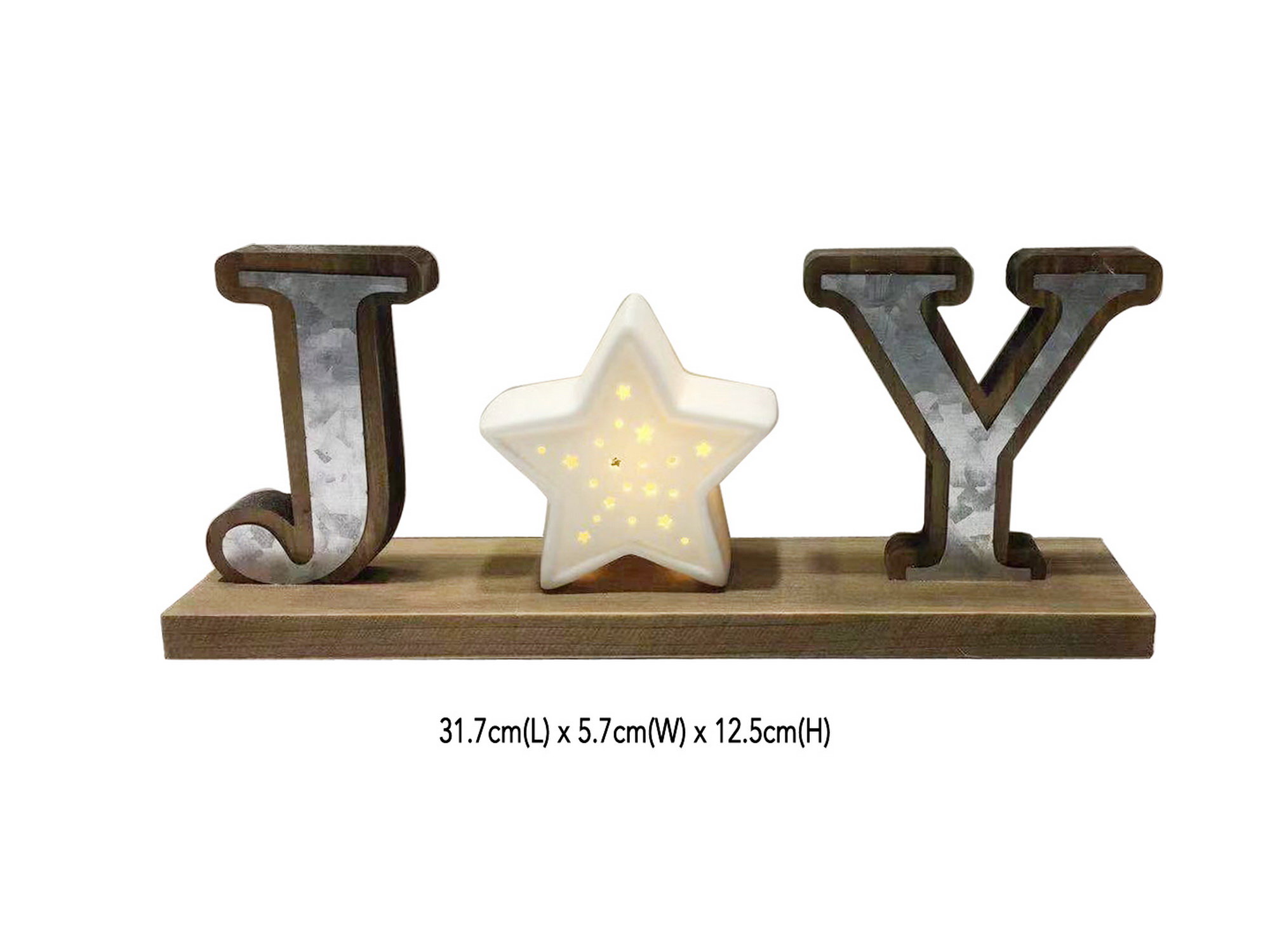 Ceramic JOY LED Decor
